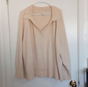 Collared Cream Sweater